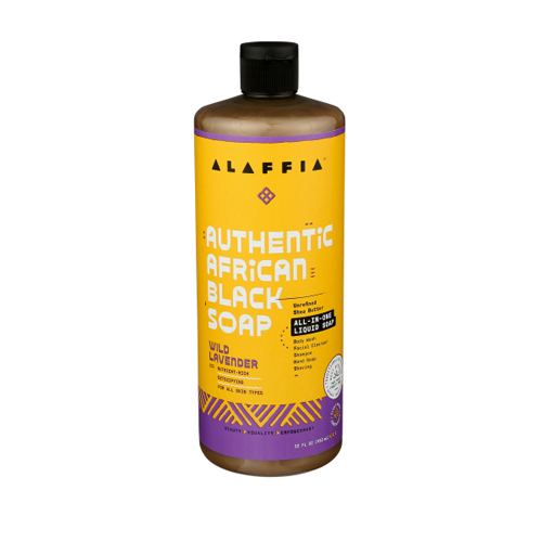 Picture of Alaffia Wild Lavender Authentic African Black Soap