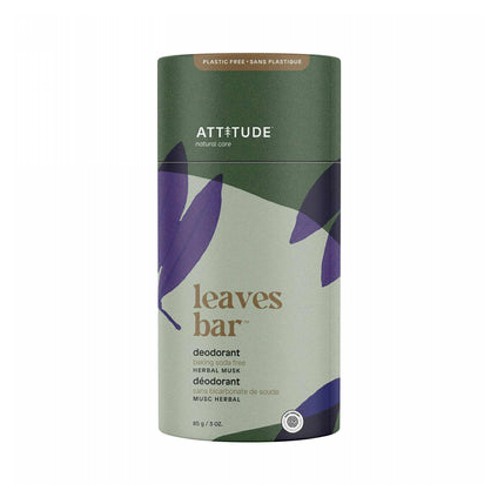 Picture of Attitude Leaves Bar Deodorant Herbal Musk