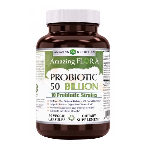 Picture of Amazing Nutrition Amazing Flora Probiotic 10 Strains 50 Billion