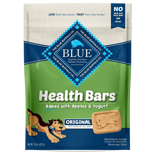 Picture of Blue Buffalo Health Bars Dog Biscuits - Baked with Apples & Yogurt