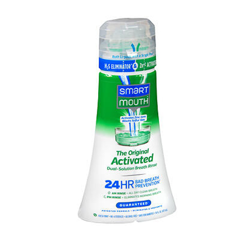 Picture of Smartmouth Smartmouth Original Activated Dual-Solution Breath Rinse Fresh Mint