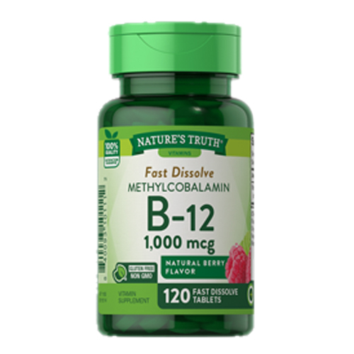 Show details for Nature's Truth Nature's Truth B-12 Fast Dissolve Tabs Natural Berry Flavor Picture of Nature's Truth Nature's Truth B-12 Fast Dissolve Tabs Natural Berry Flavor