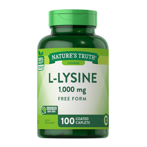 Show details for Nature's Truth Nature'S Truth L-Lysine 1000 Mg Coated Caplets Picture of Nature's Truth Nature'S Truth L-Lysine 1000 Mg Coated Caplets