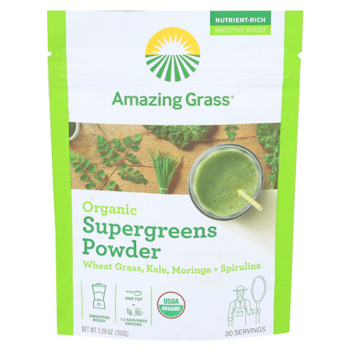 Show details for Amazing Grass Organic Supergreen Powder Picture of Amazing Grass Organic Supergreen Powder
