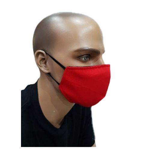 Picture of Giftscircle Plain Cloth Face Mask for Adult - Red