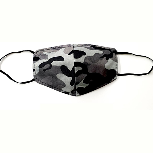 Picture of Giftscircle Fancy Cloth Face Mask Camo Grey & Black