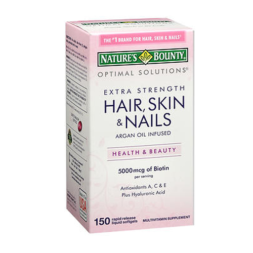 Picture of Nature's Bounty Hair Skin and Nails 5000 mcg