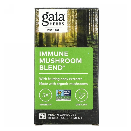 Show details for Gaia Herbs Immune Mushroom Blend Picture of Gaia Herbs Immune Mushroom Blend