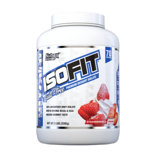 Show details for Nutrex Research ISOFIT Strawberries & Cream Picture of Nutrex Research ISOFIT Strawberries & Cream
