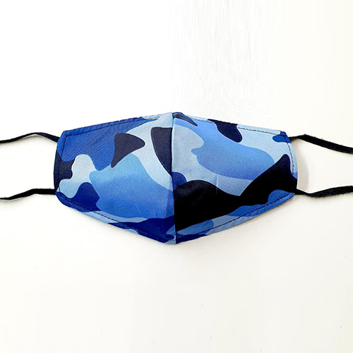 Picture of Giftscircle Fancy Cloth Face Mask Camo Blue & Black