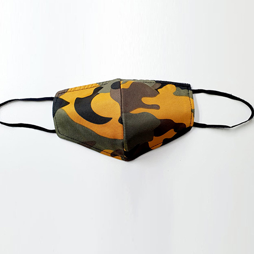 Picture of Giftscircle Fancy Cloth Face Mask Camo Brown & Orange