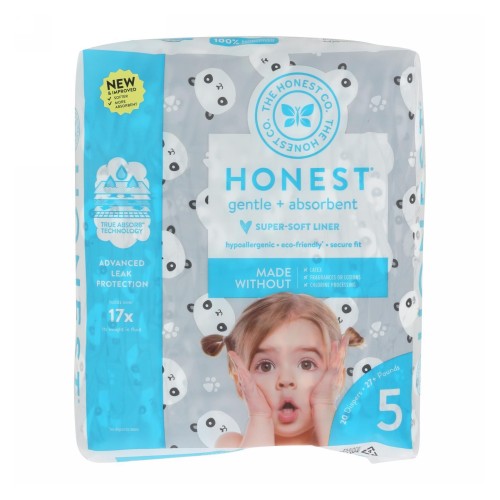 Picture of The Honest Company Diapers Pandas Size 5