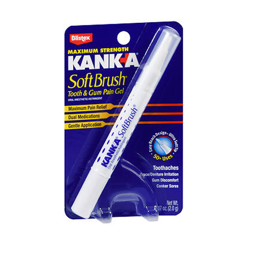 Picture of Kank-A Soft Brush Tooth/Mouth Pain Gel Professional Strength