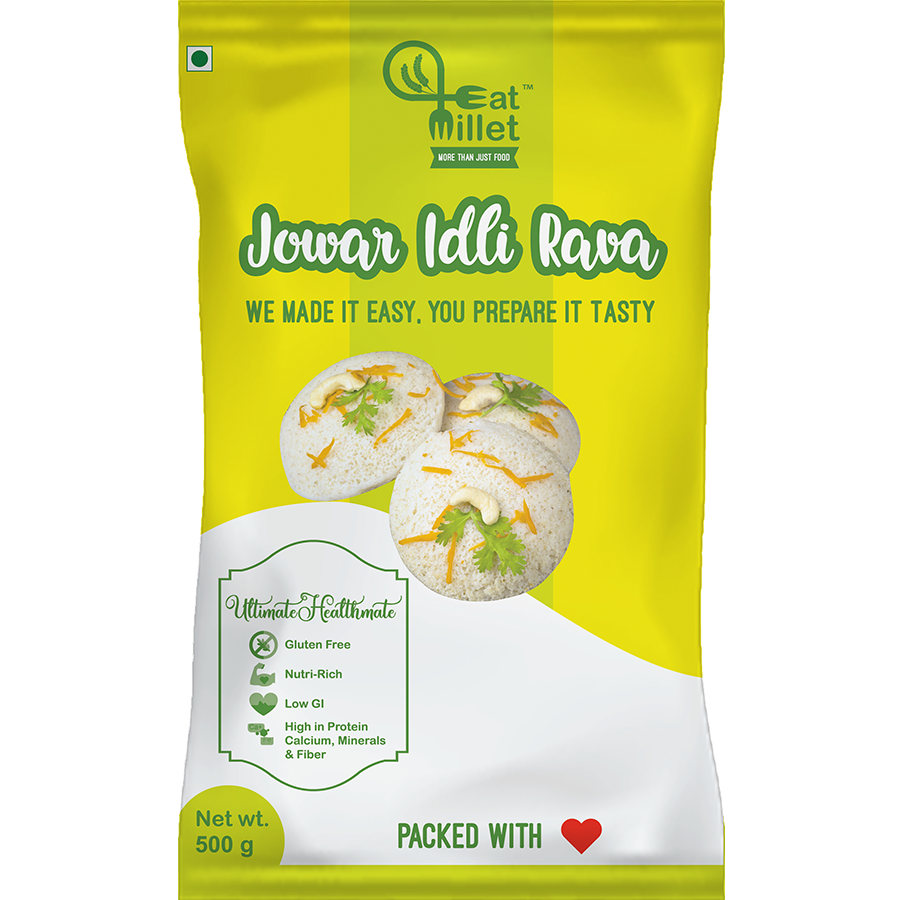 Show details for Eat Millet Jowar Idli Rava - 500 grams  Picture of Eat Millet Jowar Idli Rava - 500 grams