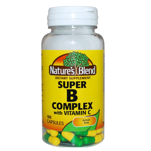 Show details for Nature's Blend Vitamin Super B With C Picture of Nature's Blend Vitamin Super B With C
