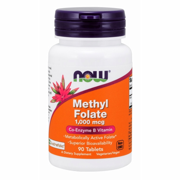 Picture of Now Foods Methyl Folate 1000 mcg - 90 Tablets