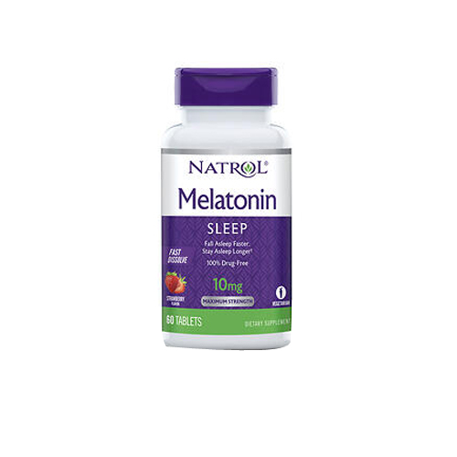 Picture of Natrol Melatonin Fast Dissolve Maximum Strength Strawberry