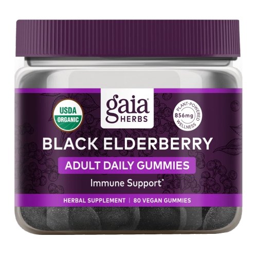 Picture of Gaia Herbs Everyday Elderberry Gummies