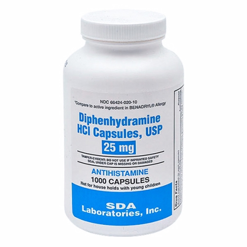 Picture of Diphenhydramine HCL