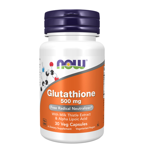 Picture of Now Foods Glutathione 500 mg 30 Veg Capsules 