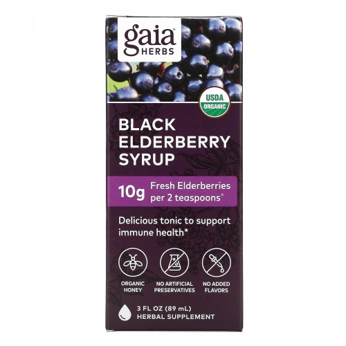 Picture of Gaia Herbs Black Elderberry Syrup