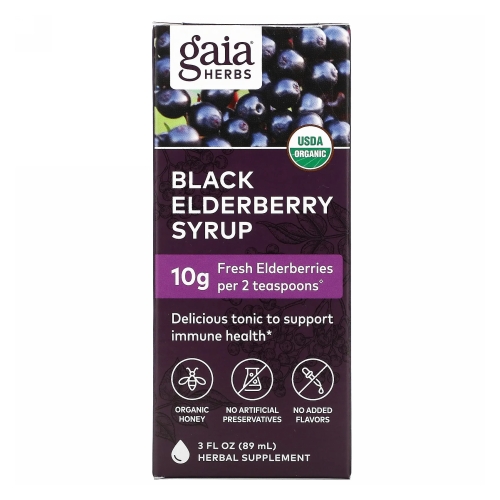 Show details for Gaia Herbs Black Elderberry Syrup Picture of Gaia Herbs Black Elderberry Syrup