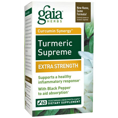 Show details for Gaia Herbs Turmeric Supreme Picture of Gaia Herbs Turmeric Supreme