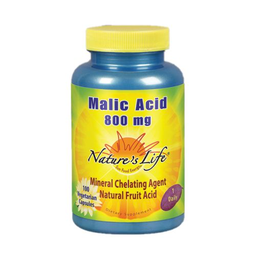 Show details for Nature's Life Malic Acid 800 mg - 100 Veg Caps Picture of Nature's Life Malic Acid 800 mg - 100 Veg Caps