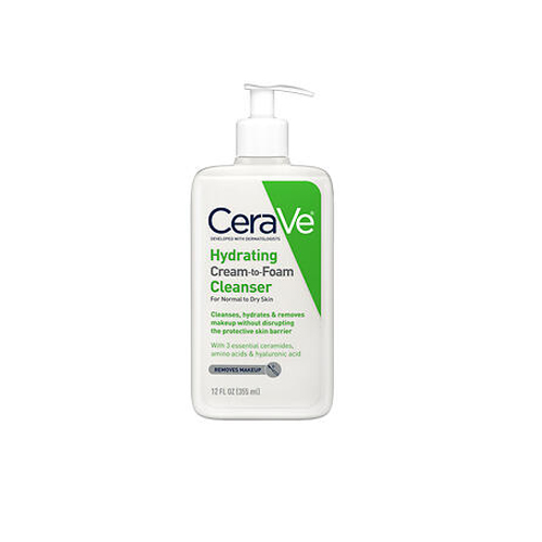 Picture of Cerave Hydrating Cream-To-Foam Cleanser For Normal To Dry Skin