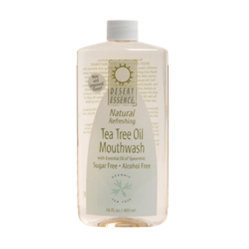 Show details for Desert Essence Tea Tree Oil Mouthwash with Spearmint Picture of Desert Essence Tea Tree Oil Mouthwash with Spearmint