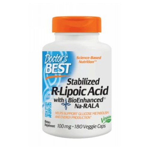 Picture of Doctors Best Stabilized R-Lipoic Acid with BioEnhanced Na-RALA