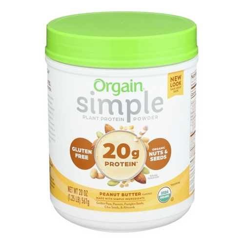 Picture of Orgain Protein Powder Simple Peanut Butter