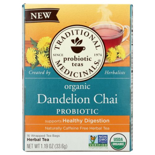 Picture of Organic Tea Dandelion Chai Probiotic
