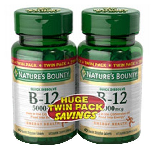 Show details for Nature's Bounty B-12 Twin Pack Picture of Nature's Bounty B-12 Twin Pack