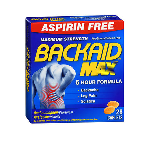 Picture of Backaid Maximum Strength Back Relief Pills