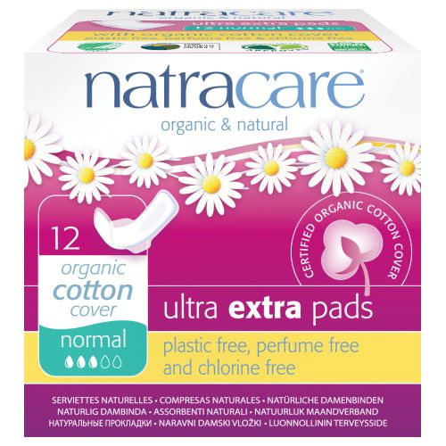 Picture of Natracare Cool Comfort Pads and Shields Ultra Extra Pads Normal With Wings