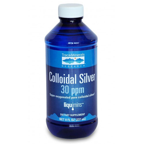 Show details for Trace Minerals Colloidal Silver 30 PPM Picture of Trace Minerals Colloidal Silver 30 PPM