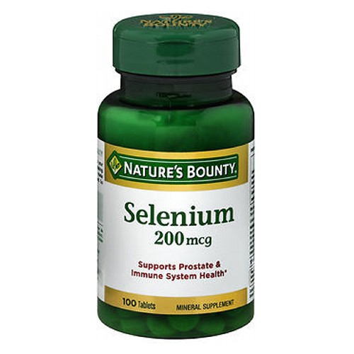 Show details for Nature's Bounty Natural Selenium 200mcg 100 Tabs Picture of Nature's Bounty Natural Selenium 200mcg 100 Tabs