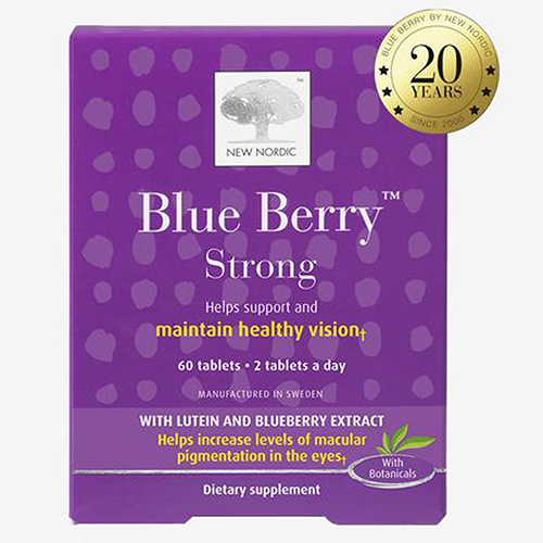 Picture of New Nordic US Inc Blue Berry Strong to Strengthen the Vision