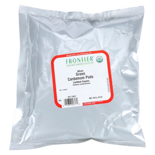 Show details for Frontier Coop Organic Cardamon Pods Green Whole Picture of Frontier Coop Organic Cardamon Pods Green Whole