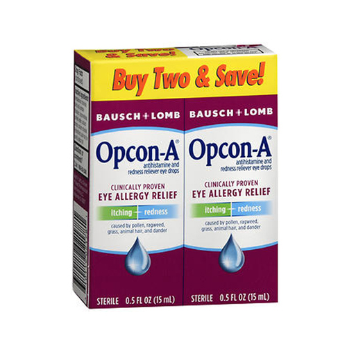Picture of Bausch And Lomb Bausch + Lomb Opcon-A Eye Allergy Relief Drops
