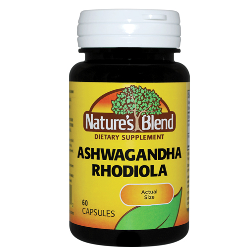 Show details for Nature's Blend Ashwagandha Rhodiola Picture of Nature's Blend Ashwagandha Rhodiola