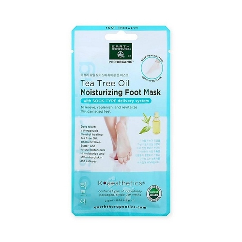 Show details for Earth Therapeutics Tea Tree Oil Moisturizing Foot Mask Picture of Earth Therapeutics Tea Tree Oil Moisturizing Foot Mask