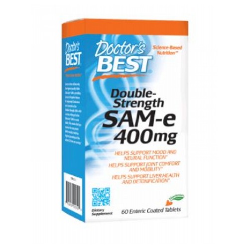 Show details for Doctors Best Double Strength SAM-e 400 Picture of Doctors Best Double Strength SAM-e 400