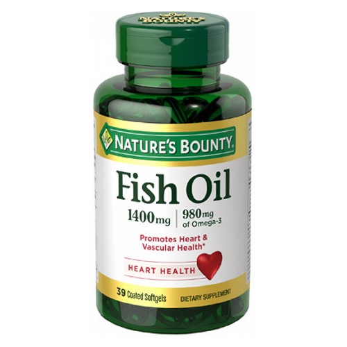 Picture of Nature's Bounty Omega-3 Fish Oil 1400mg 39 Softgels