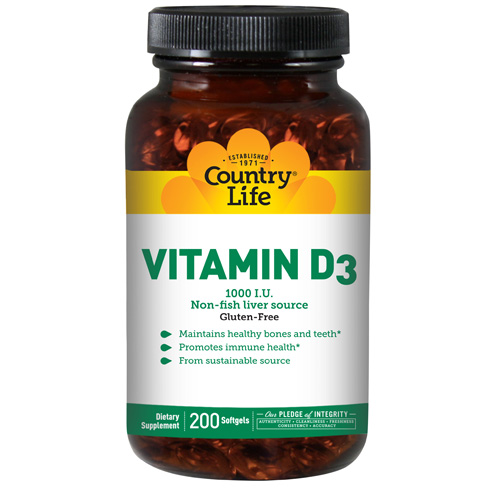 Show details for Country Life Vitamin D3 Picture of Country Life Vitamin D3