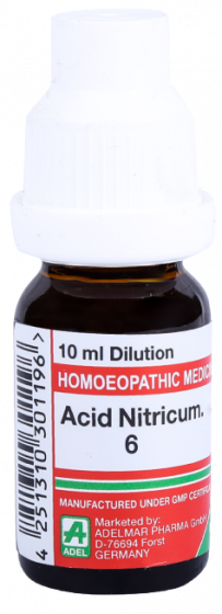 Show details for ADEL Acid Nitricum Dilution - 10 ml Picture of ADEL Acid Nitricum Dilution - 10 ml