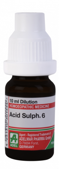 Show details for ADEL Acid Sulph Dilution - 10 ml Picture of ADEL Acid Sulph Dilution - 10 ml