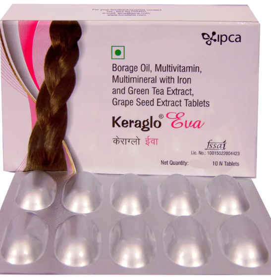 Show details for Ipca Keraglo Eva Tablets - 10 tablets Picture of Ipca Keraglo Eva Tablets - 10 tablets