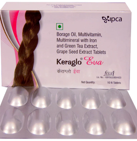 Picture of Ipca Keraglo Eva Tablets - 10 tablets